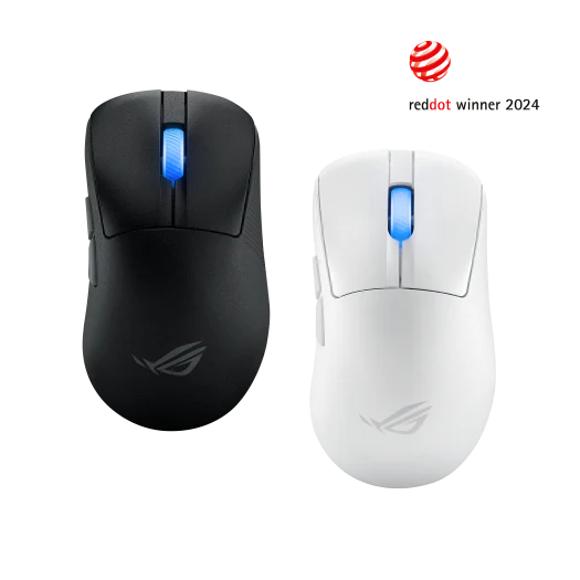 ASUS ROG Keris II Ace Wireless Gaming Mouse, 54g Lightweight, AimPoint Pro 42K Optical Sensor, Optical Micro Switches, SpeedNova Wireless, ROG Polling Rate Booster, Esports & FPS Gaming (Certified Refurbished)