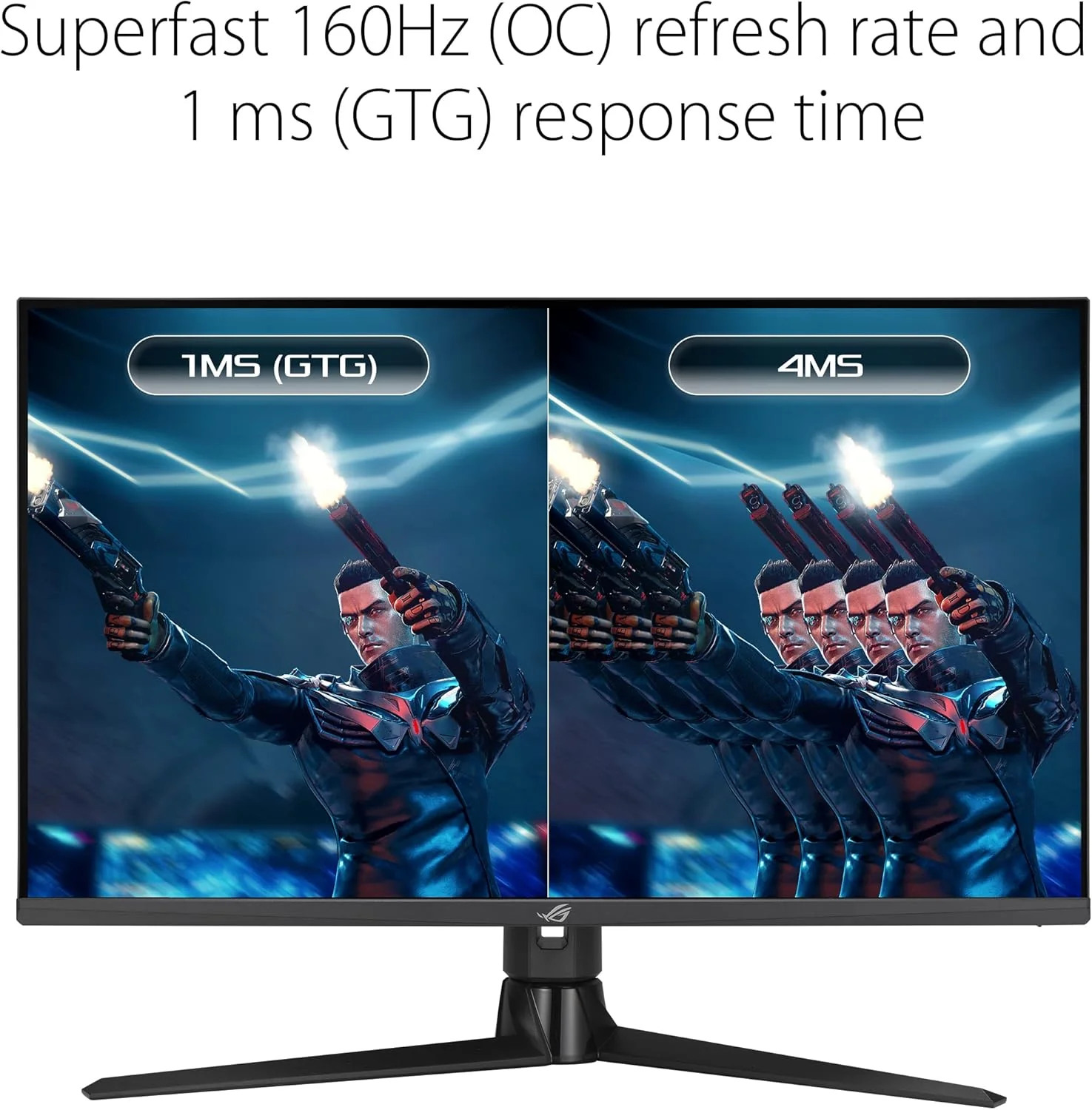 ASUS ROG Strix 32” HDMI 2.1 DSC Gaming Monitor (XG32UQ) - 4K UHD (3840 x 2160), Fast IPS, 160Hz, 1ms, G-SYNC compatible, FreeSync Premium Pro, DisplayPort, USB, HDMI, DisplayHDR600, Variable Overdrive (Certified Refurbished) - Image 3