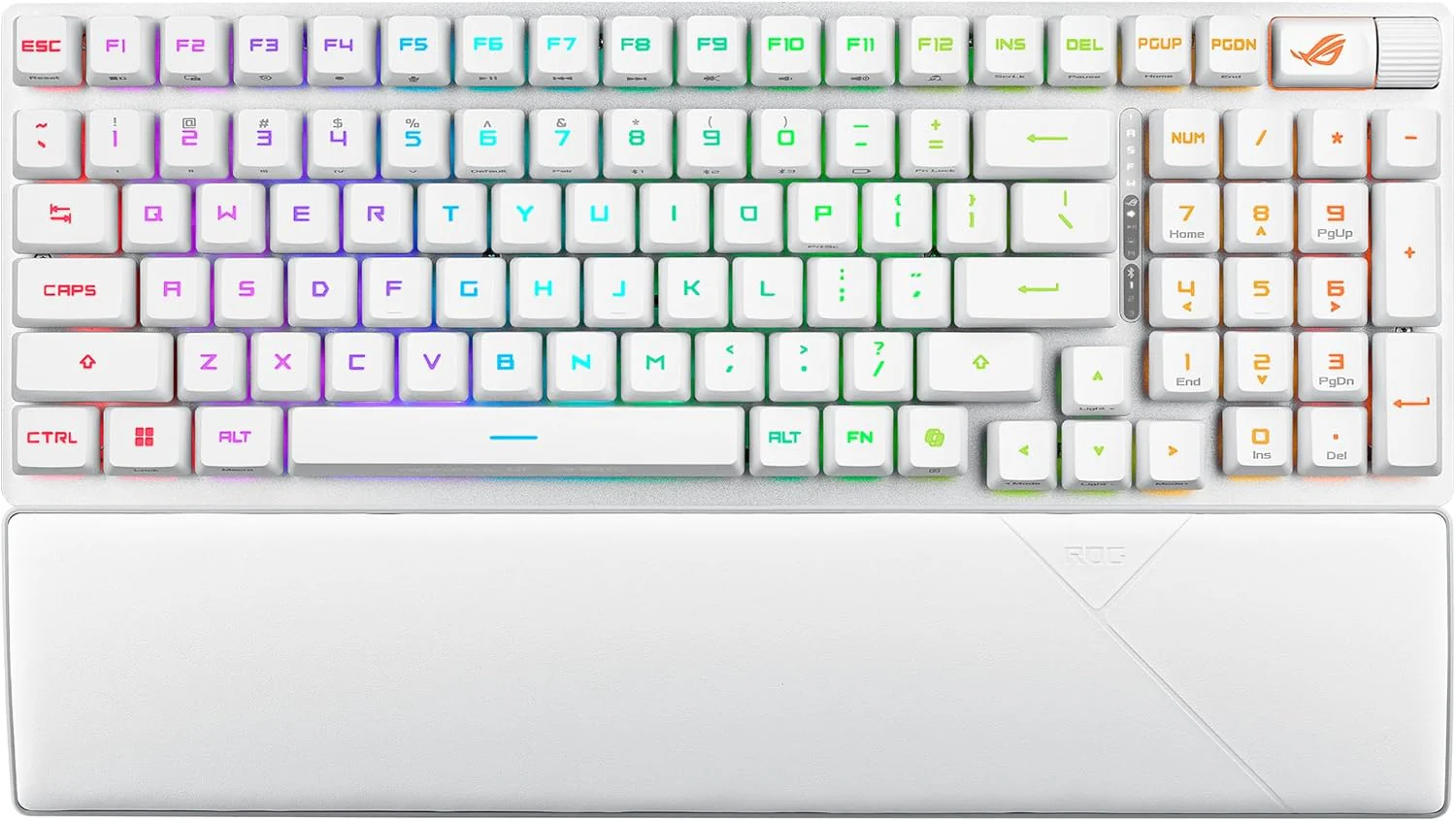 ASUS ROG Strix Scope II 96 Wireless Gaming Keyboard, Tri-Mode Connection, Dampening Foam & Switch-Dampening Pads, Hot-Swappable Pre-lubed ROG NX Snow Switches, PBT Keycaps, RGB-Black (Certified Refurbished) - Image 3