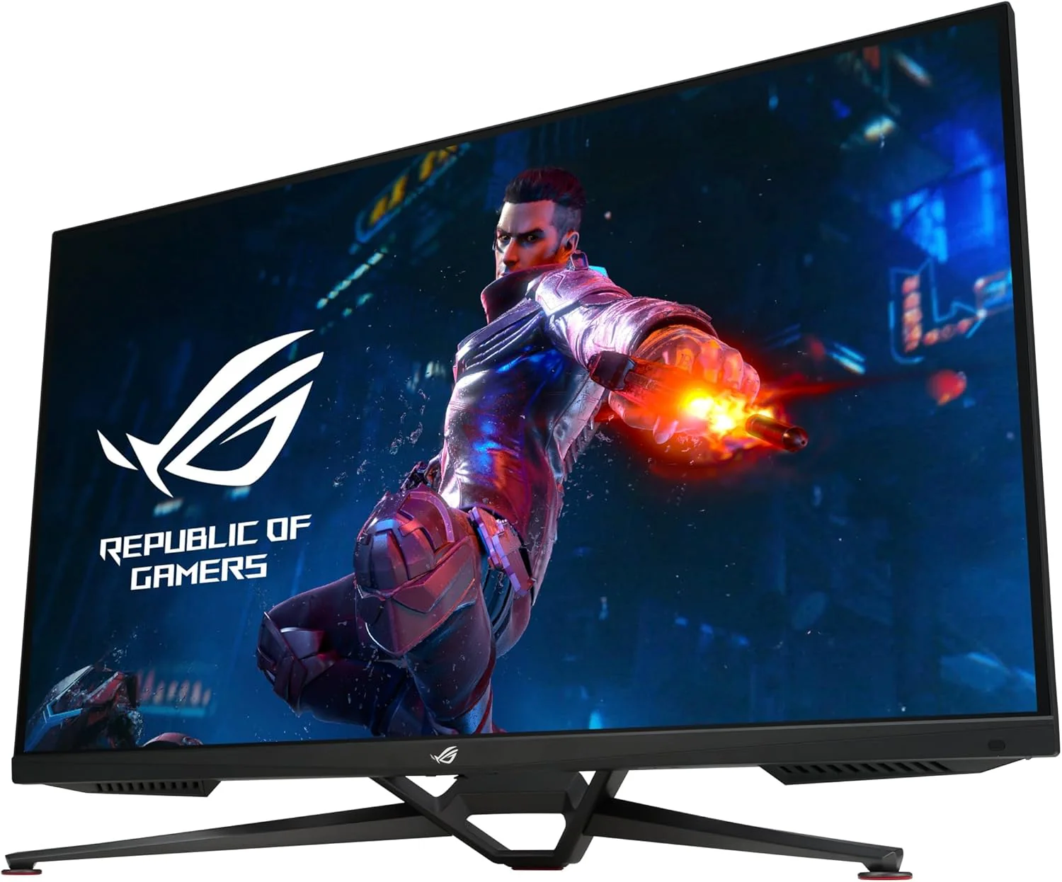 ASUS ROG Swift PG38UQ - 38 Inch 4K UHD Gaming Monitor - 144 Hz, 1ms GtG, G-Sync, FreeSync, ELMB Sync, DisplayHDR 600 - Fast-IPS, Tripod Socket, 16:9, 3840x2160, DP 1.4, HDMI 2.1, USB Hub, Speaker (Certified Refurbished) - Image 2