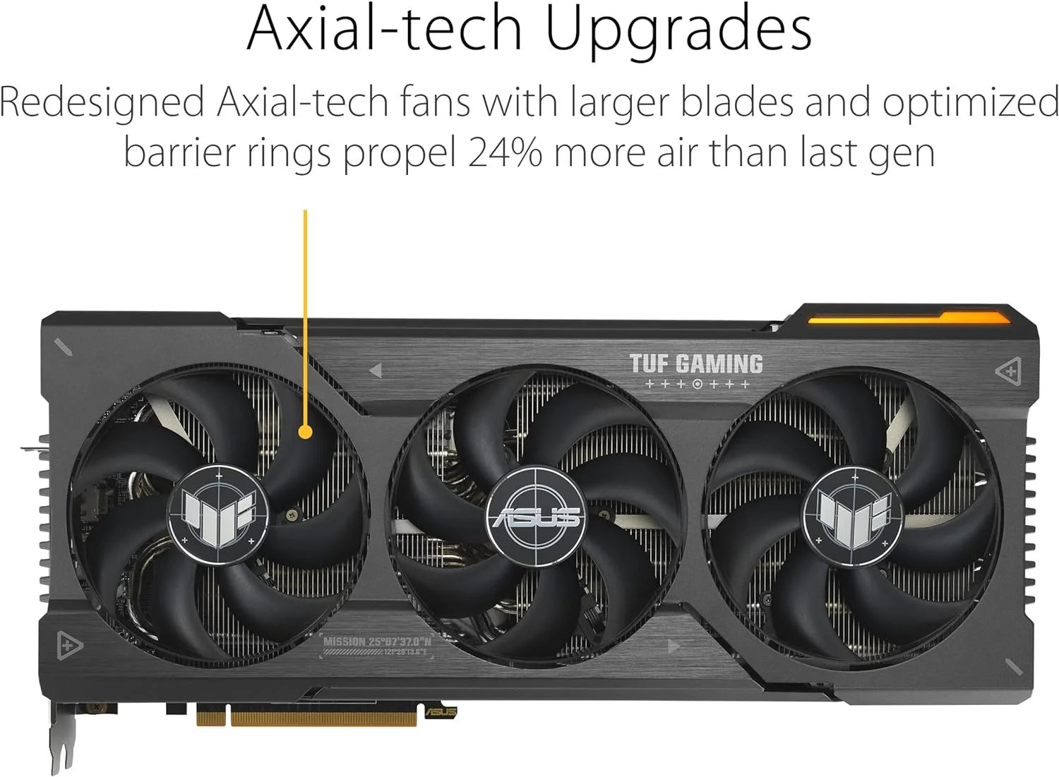 ASUS TUF Gaming Radeon RX 7800 XT OC Edition 16GB GDDR6 Graphics Card (PCIe 4.0, 12GB GDDR6, HDMI 2.1, DisplayPort 2.1) (Certified Refurbished) - Image 2