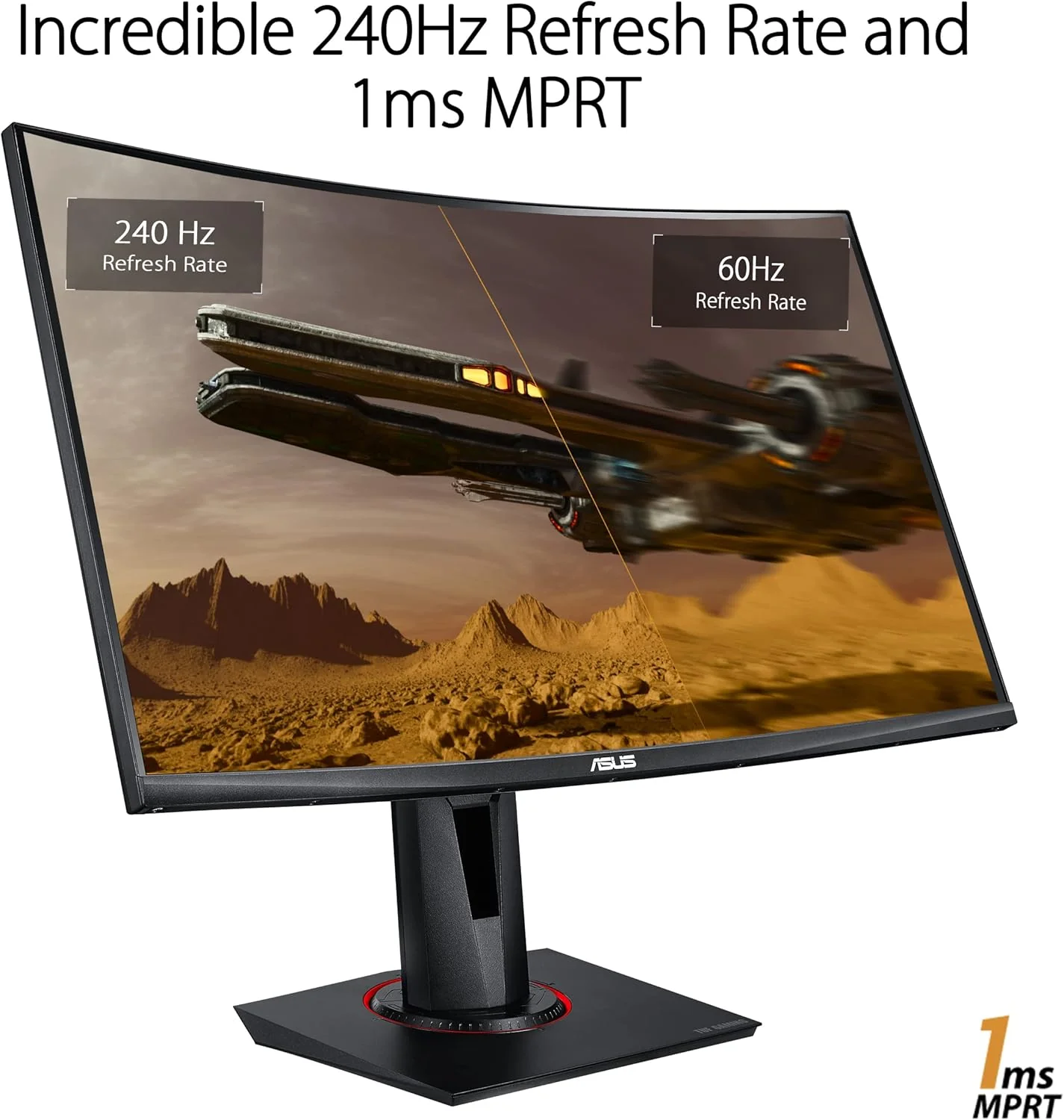 ASUS TUF VG27VQM 27" Class Full HD Curved Screen Gaming LCD Monitor (Certified Refurbished) - Image 3