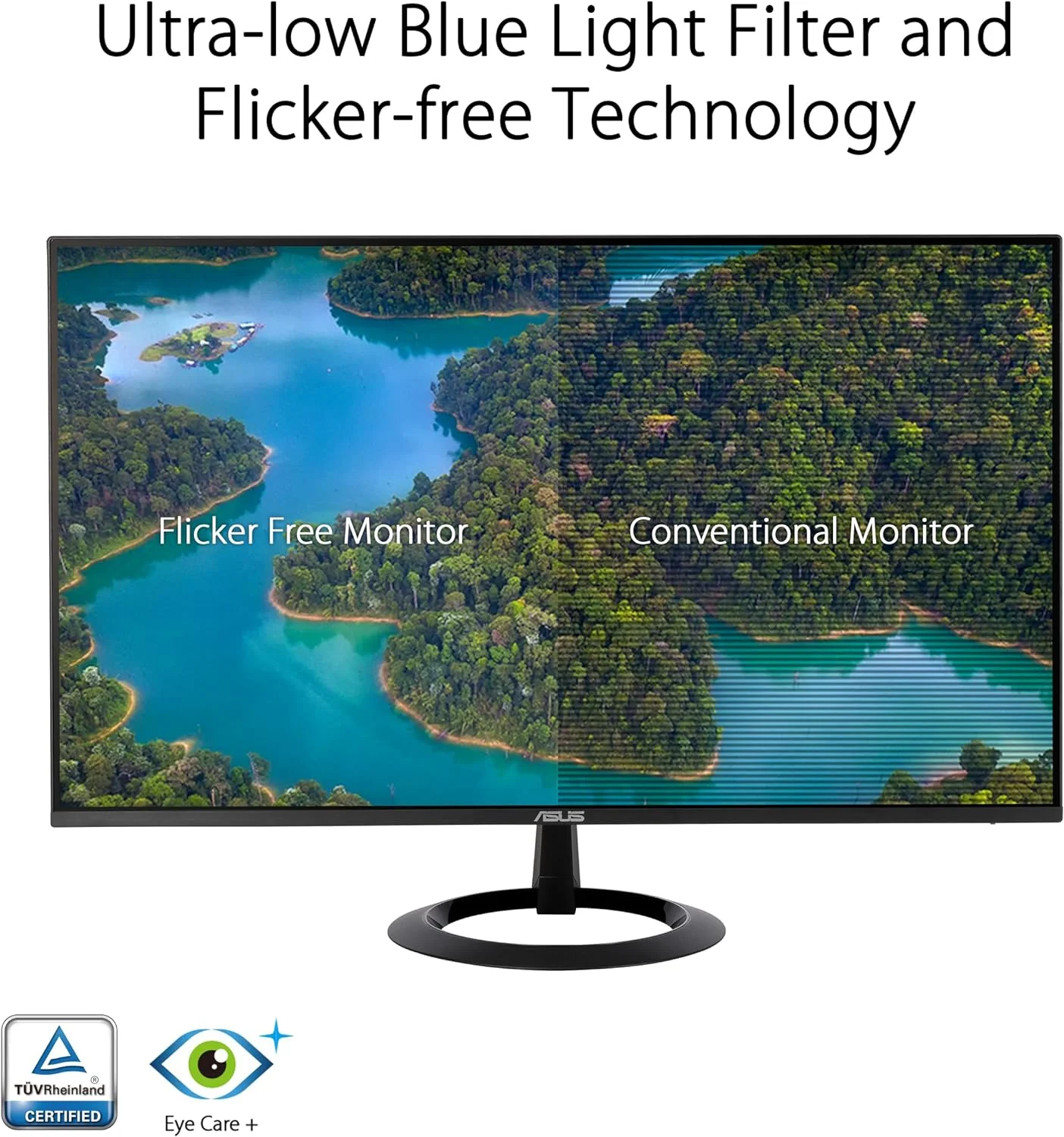ASUS TUF Gaming VG279Q1A 27” Gaming Monitor, 1080P Full HD, 165Hz (Supports 144Hz), IPS, 1ms, Adaptive-sync/FreeSync Premium, Extreme Low Motion Blur, Eye Care, HDMI DisplayPort (Certified Refurbished) - Image 4