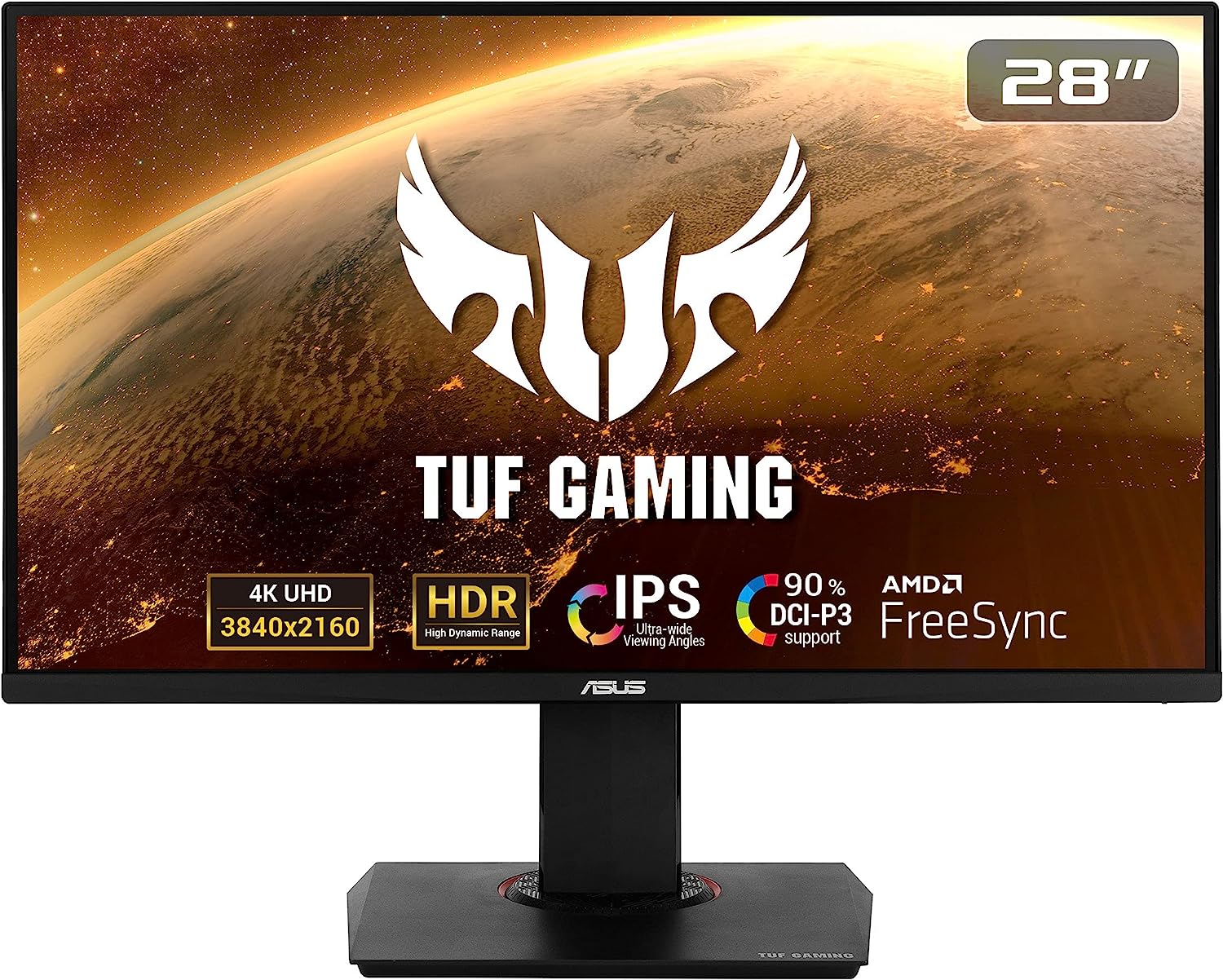 ASUS VG289Q Gaming Monitor - 28" 4K 3840x2160 IPS FreeSync (Certified Refurbished) - Image 3
