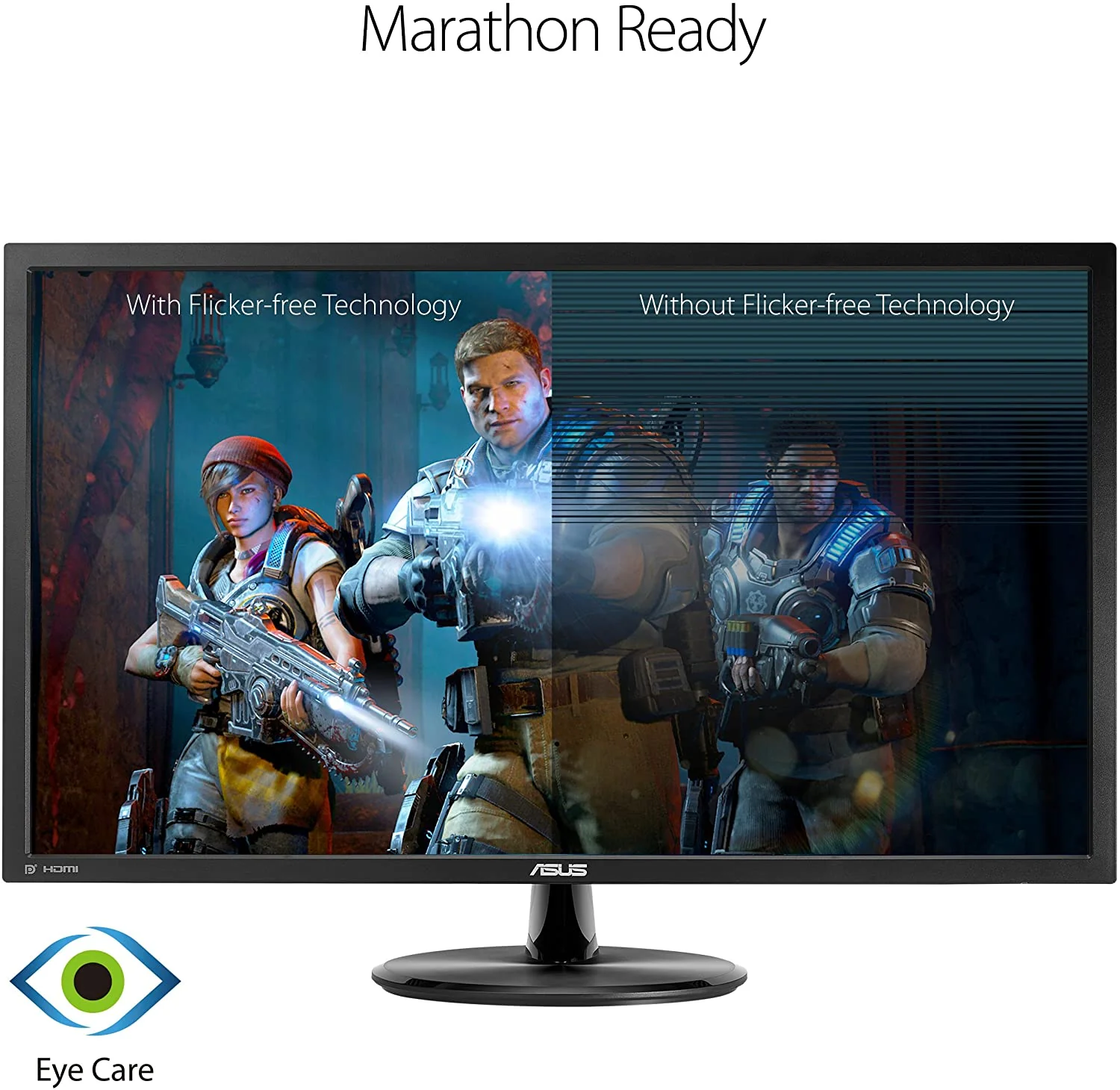 ASUS VP28UQG Gaming Monitor - 28 inch, 4K, 1ms, Adaptive-Sync/FreeSync™ (Certified Refurbished) - Image 4