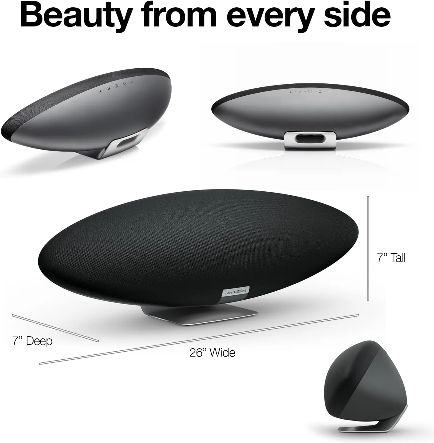 Bowers & Wilkins Zeppelin Wireless Speaker with 5 Drivers & Subwoofer (Certified Refurbished) - Image 5