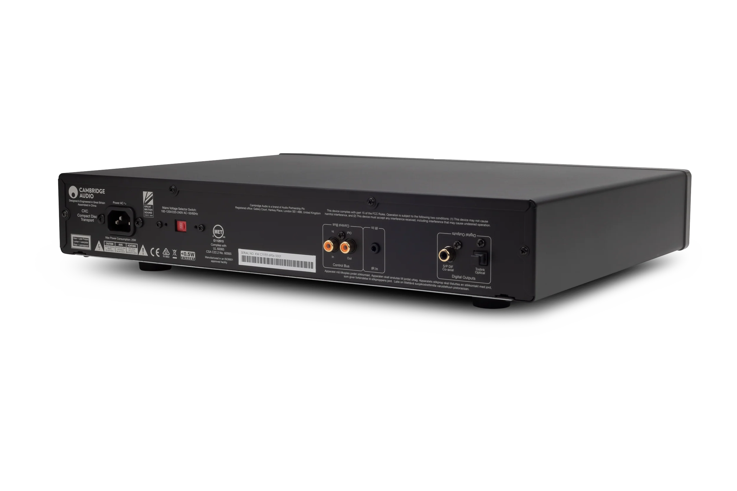 Cambridge Audio CXC Compact Disc Transport (Certified Refurbished) - Image 5