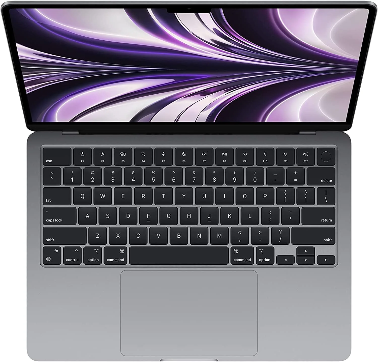 Macbook Air (13", 2022, M2 series) - Space Gray (Certified Refurbished) - Image 2