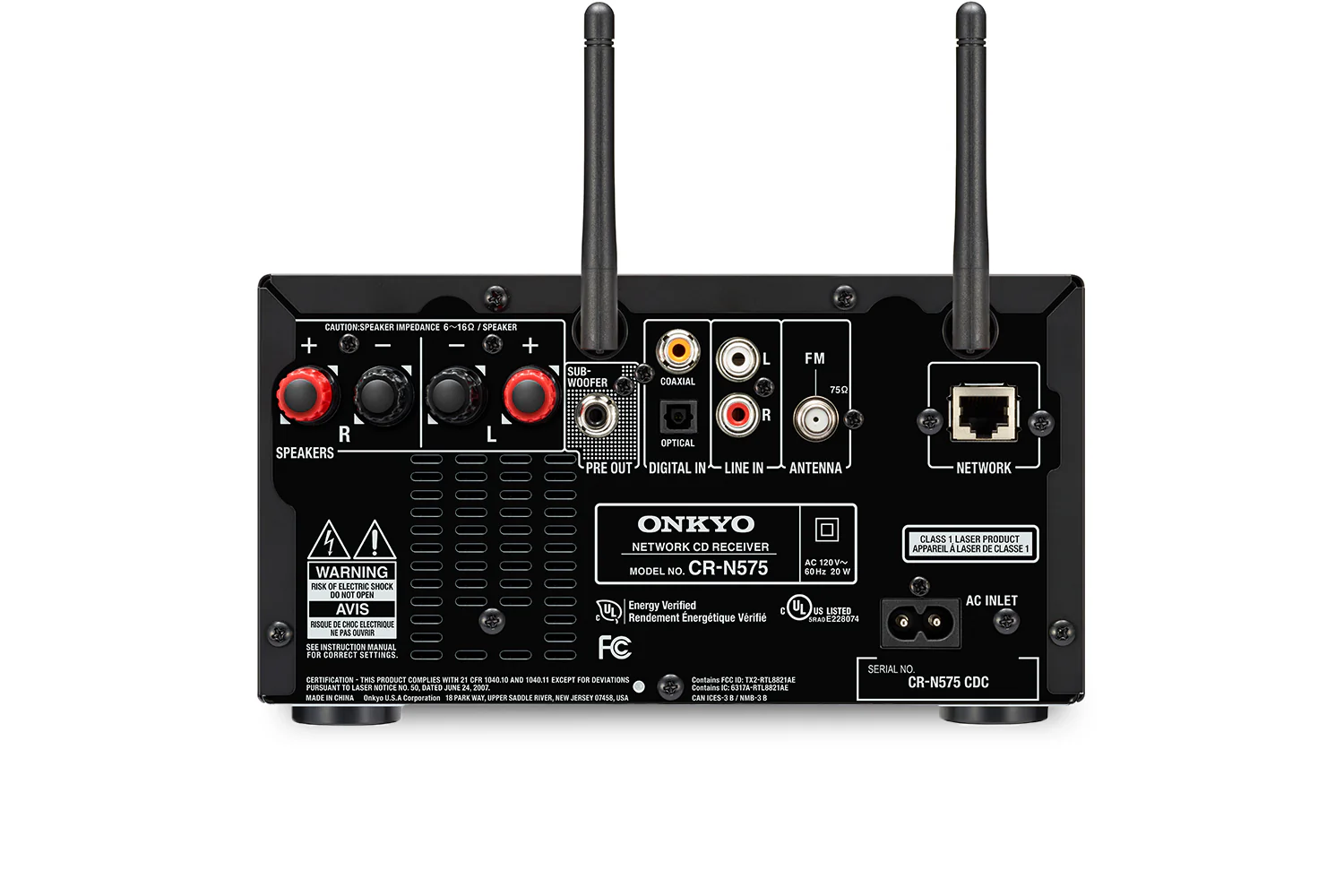Onkyo CS-N575 Network Hi-Fi CD System with Wi-Fi® and Built-in Streaming Services (B-STOCK) - Image 2