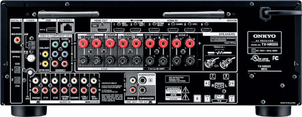 Onkyo TX-NR555 7.2 Channel Receiver 4K Bluetooth WiFi Atmos 980W (B-STOCK) - Image 3