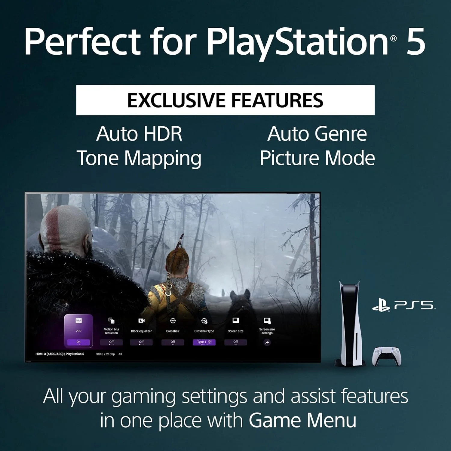 Sony BRAVIA XR 55” Class A95L QD-OLED 4K HDR Google TV (Refurbished) - Image 6