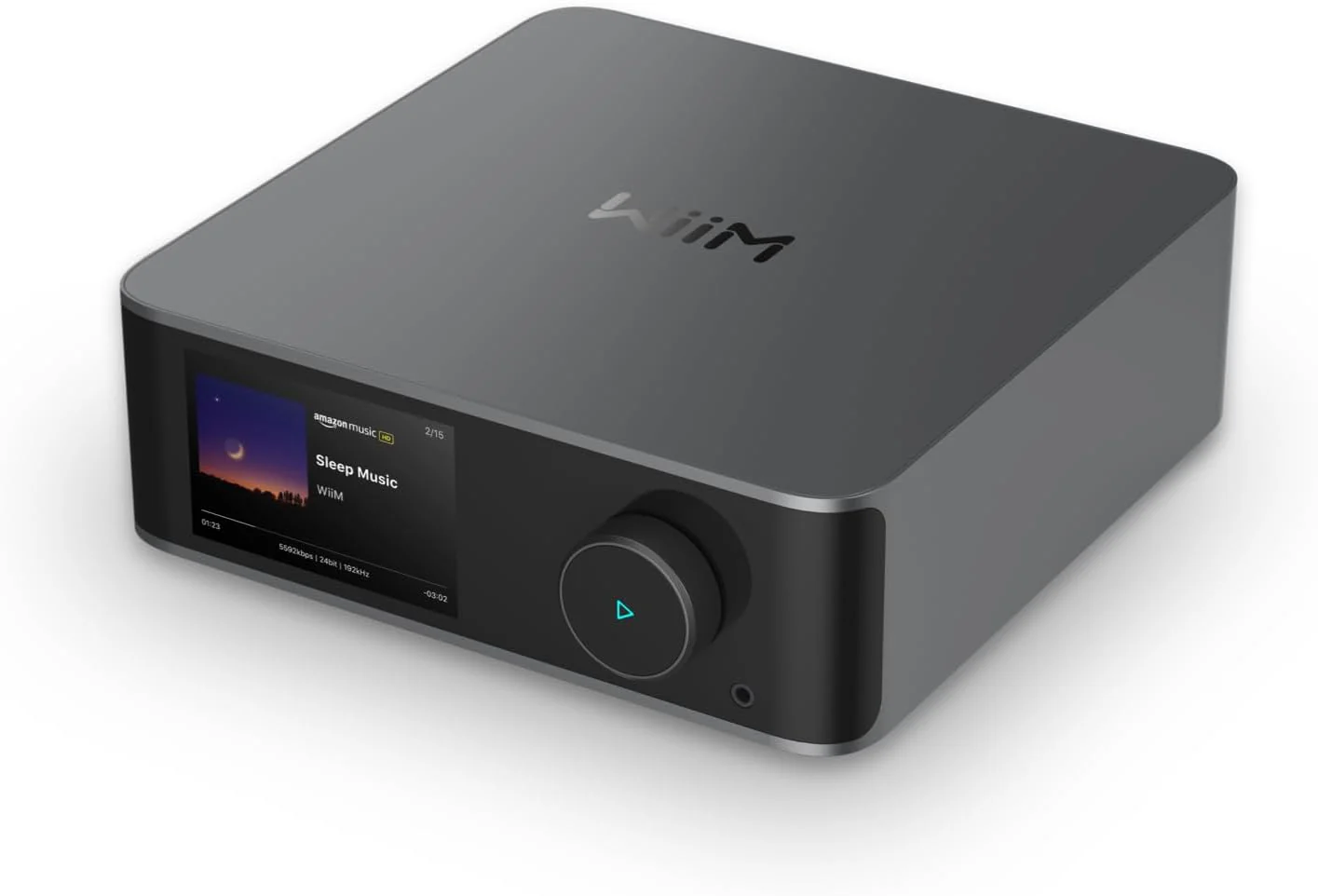 WiiM Ultra Music Streamer & Digital Preamp | 3.5" Touchscreen, Compatible with Google Cast & Alexa, Stream Spotify, Amazon Music, Tidal & More | HDMI ARC, Phono Input & Headphone Output (Certified Refurbished)