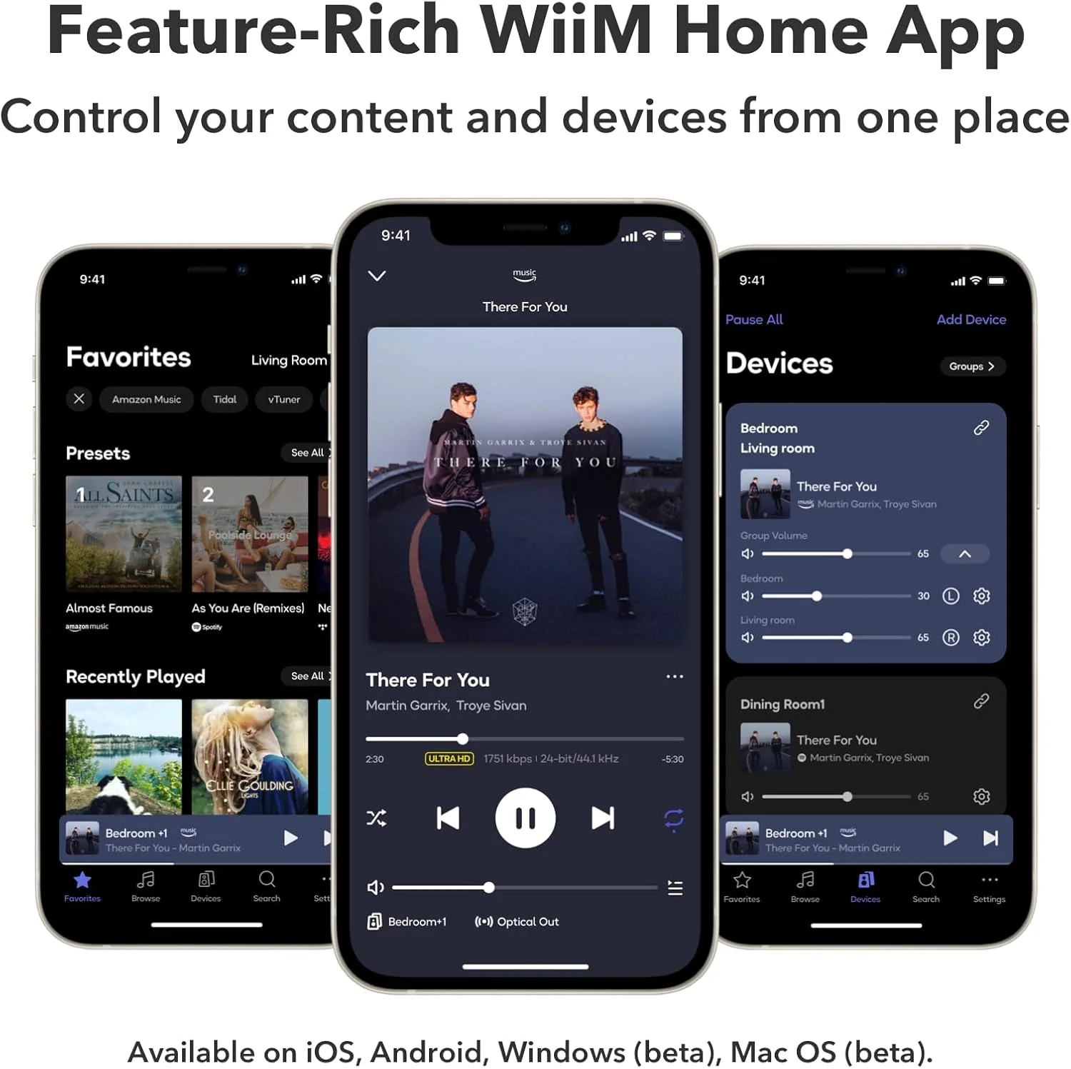 WiiM Ultra Music Streamer & Digital Preamp | 3.5" Touchscreen, Compatible with Google Cast & Alexa, Stream Spotify, Amazon Music, Tidal & More | HDMI ARC, Phono Input & Headphone Output (Certified Refurbished) - Image 4