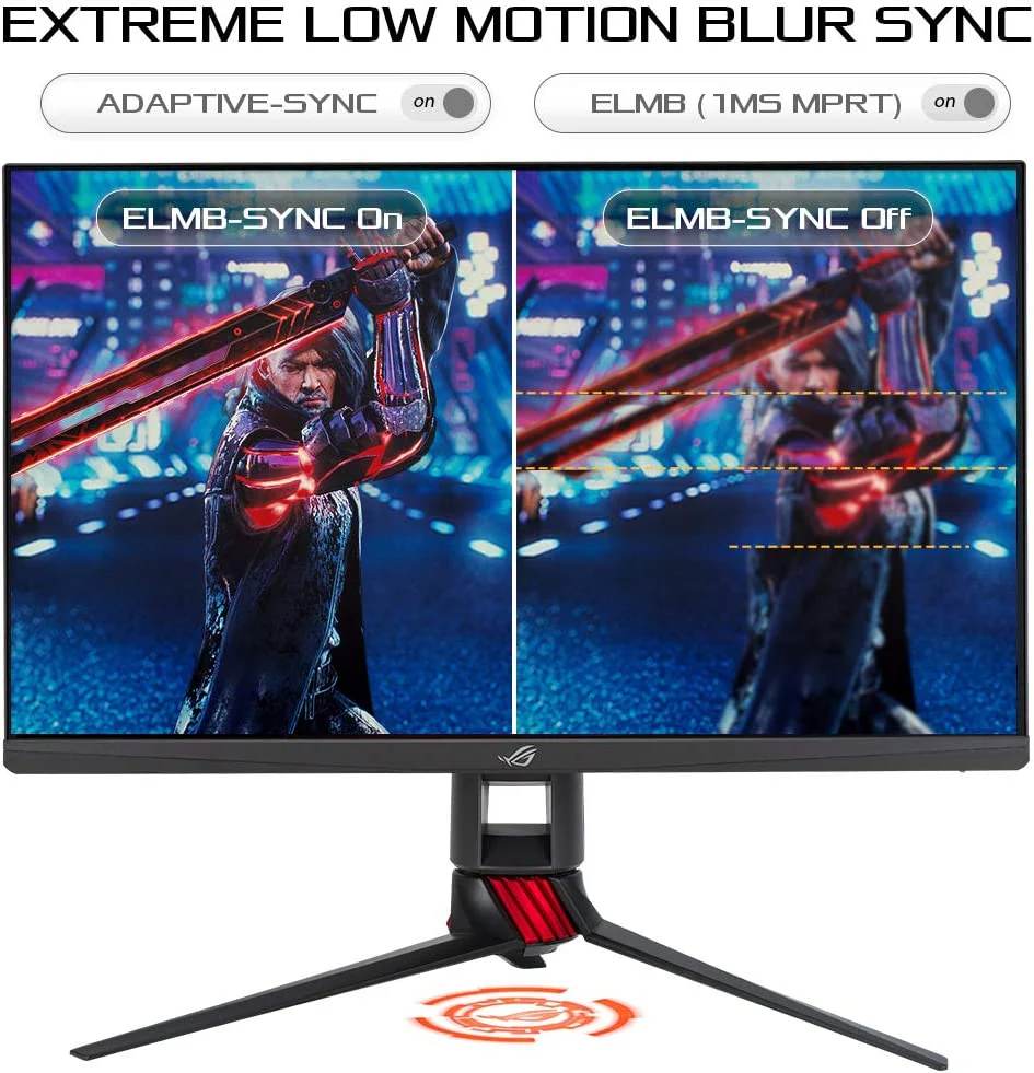 Asus ROG Strix XG279Q HDR Gaming Monitor – 27 inch 2K QHD (2560x1440), Fast IPS, Overclockable 170Hz (Above 144Hz), 1ms (GTG), ELMB SYNC, G-SYNC Compatible, DisplayHDR™ 400 (Certified Refurbished) - Image 4